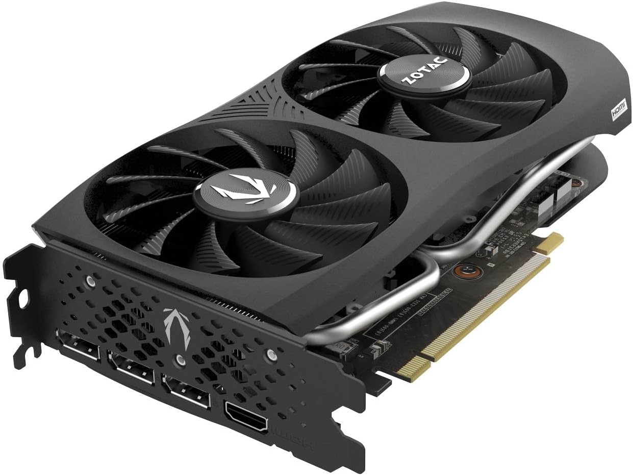 ZOTAC Gaming GeForce RTX 4060 Ti 8GB Twin Edge DLSS 3 8GB GDDR6 128-bit 18 Gbps PCIE 4.0 Compact Gaming Graphics Card, IceStorm 2.0 Advanced Cooling, Spectra RGB Lighting, ZT-D40610E-10M
