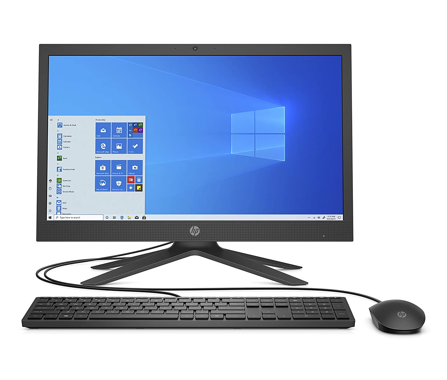 HP 21 Desktop All in One PC with Alexa Built-in