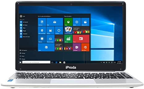 iProda Laptop, 14.1 Inch Notebook (Intel Core i3-6157U 2.4GHz, 8GB RAM, 256GB SSD, Windows 10 Professional) with 1080P FHD Display, Lightweight, Best for Work at Home