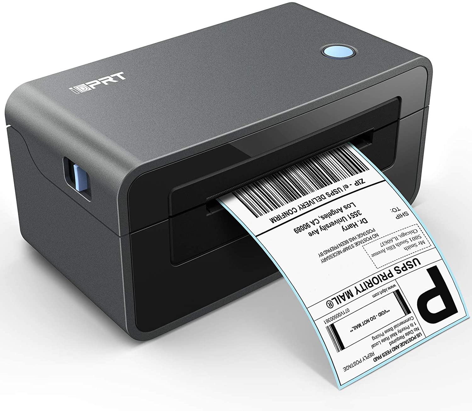 Thermal Label Printer- iDPRT SP410 Thermal Shipping Label Printer, 4x6 Lable Printer, Commercial Direct Thermal Label Maker, Compatible with Shopify, Ebay, Amazon &Etsy, Support Multiple Systems